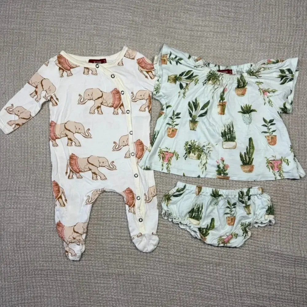 Milkbarn Bamboo Boho Bundle 3-6 Months